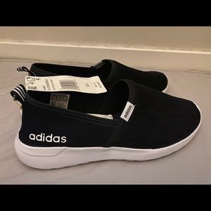 Brand New Adidas Lite Black Slip on 9.5 Racers.